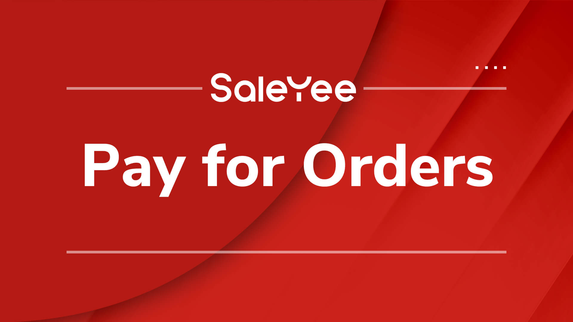 6. How to Pay for Orders on SaleYee